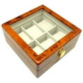 thumbnail image 1 of Burl Heiden Premier Burlwood Watch Box for 6 Watches, 1 of 1