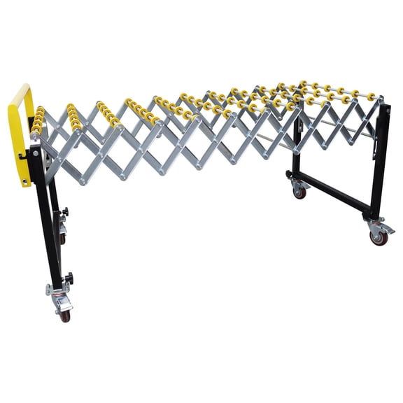 Portable Expandable Conveyor ABS Skate Wheels Rolling Conveyor Adjustable Telescopic Conveyor