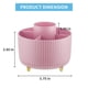 thumbnail image 5 of Organizador de escritorio Marbrasse con 5 compartimentos que gira 360°, color rosa, 5 of 7