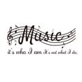 thumbnail image 1 of MasteelfCA Musical Note Pattern Personality Wall Sticker Removeable Wall Decal for Bedroom Living Room Decoration (Black), 1 of 8