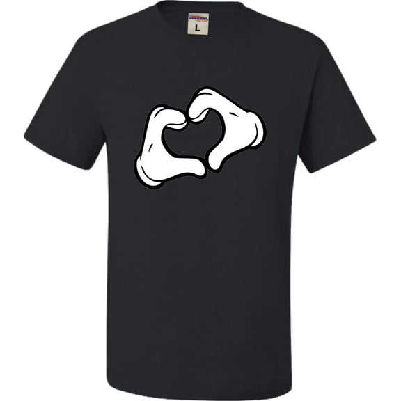 Adult Mickey Heart Hands T-Shirt
