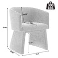 thumbnail image 3 of Clearance! CASEMIOL Accent Chair with Ottoman, Lounge chair, Single Sofa Chair for Living Room, Small Spaces, Bedroom, Pink, 3 of 7