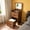 Walnut 18.9inch+White stool, variant on Wohh 23.62inch Vanity Desk with Mirror and White Stool Set, 3-in-1 Flip Top Makeup Vanity Table with LED Lights, Compact Dressing Table for Bedroom & Small Spaces