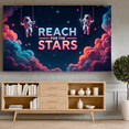 thumbnail image 5 of LUUFILx Astronaut Space Theme Inspirational Backdrop Party Decoration Photography Props Classroom Motivational Banner Outer Space Classroom Decor Background, 5 of 8