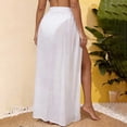 thumbnail image 4 of Women's Beach Swimwear Long Sarong Coverups Bathing Suit See Through Long Bikini Wrap Skirt, 4 of 5