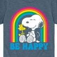 thumbnail image 3 of Peanuts - Be Happy Rainbow - Toddler & Youth Short Sleeve Graphic T-Shirt, 3 of 6