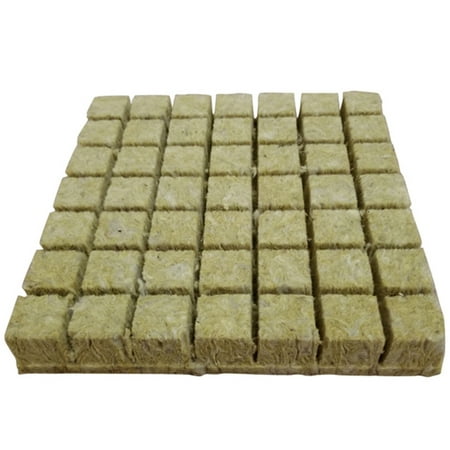 

Rockwool Cubes Rock Wool Starter Plugs Grow Cubes For Vigorous Plant Growth 49pcs 36X36X40mm