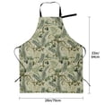 thumbnail image 5 of Lsque Tropical Plants Green Waterproof Apron Chef Aprons for Men Heavy Duty Chemical Work Apron Extra Long Grilling Aprons with Adjustable Bib Apron, 5 of 9