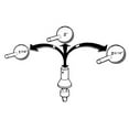 thumbnail image 1 of Convert A Ball 903B Boule en Acier Inoxydable de 1.87 Pouces avec Tige de 1 Pouce, 1 of 1