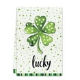 thumbnail image 2 of St Patricks Day Kitchen Dish Tea Towel Decoration, Decorative Bathroom Hand Decor, Holiday Shamrock Gnomes Bath Towels, Spring Winter Green Home Decor, Saint Patrick's Day Paddy's Day Paddys, 2 of 5