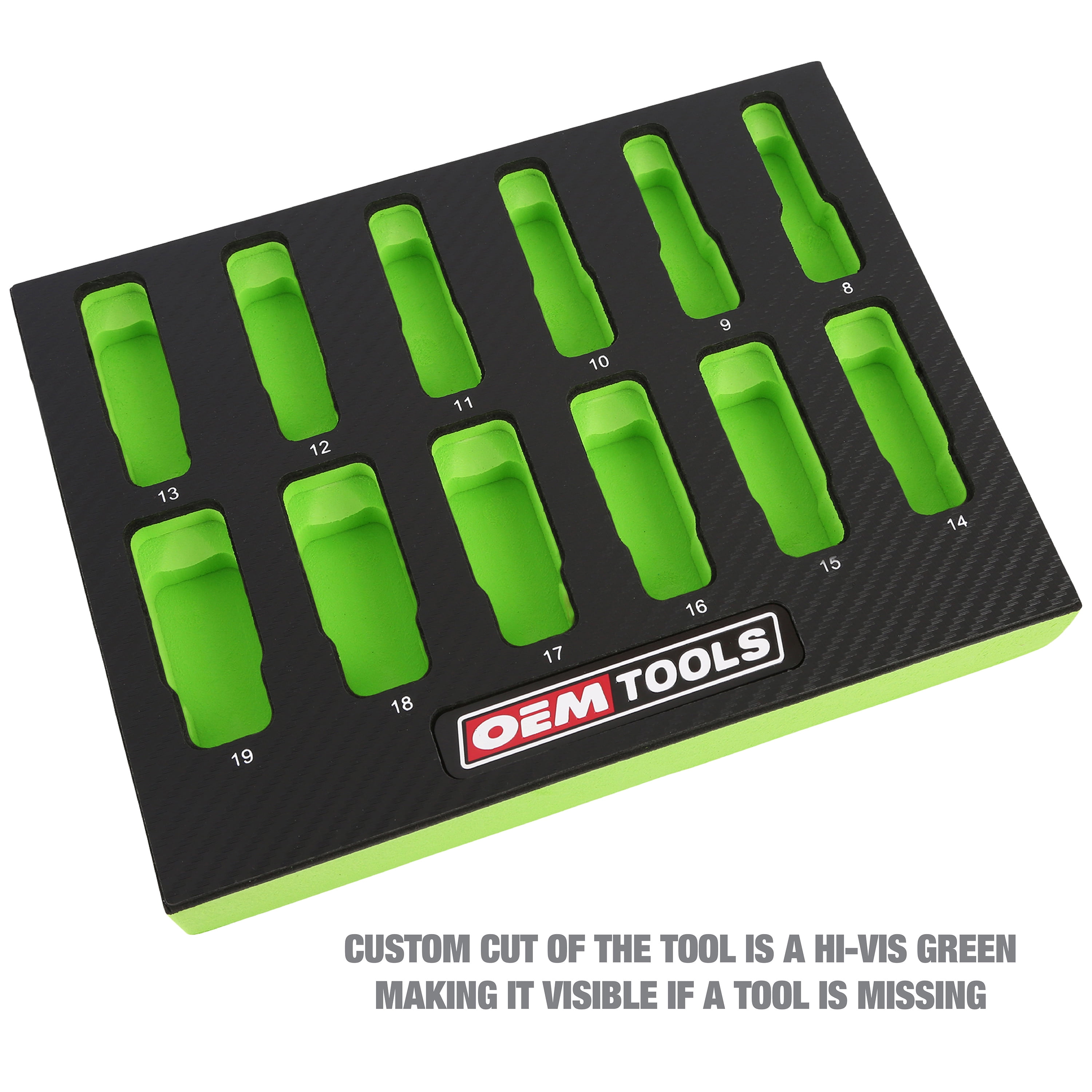 OEMTools 12 Piece 3/8" Deep Socket Set (Metric)