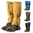 thumbnail image 2 of Yesbay 1 Pair Outdoor Leg Gaiter Adjustable Waterproof Men Women Hiking Climbing Snow Skiing Hunting Snake Guard Snow Boot Shoe Gaiter Leg Protector Cover, 2 of 7