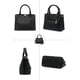 thumbnail image 2 of Bolso de mano para mujer, bolso de hombro para mujer, de piel sintética, resistente al agua, para negocios, compras y viajes (negro) ACTIVE Biensenido a ACTIVE, 2 of 5