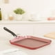 thumbnail image 3 of Plancha Cuadrada Ekco Classic 28 cm con Antiadherente Rojo, 3 of 6