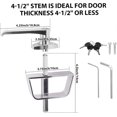 thumbnail image 2 of Shed Door Latch L-Handle Lock Kit with 4 Keys, 4-1/2" Stem, 2 of 5
