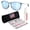 Matte Trans Stonewash Frame | Prizm Deep Water Polarized Lens, variant on OO9288 Sielo Round Shaped Non-Polarized Sunglasses for Women - Includes Official Eyewear Kit - Crystal Raspberry Frame with Prizm Rose Gold Lens