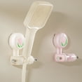 thumbnail image 4 of QualitChoice Support de Pommeau de Douche Réglable Sans Résidu ABS Rose, 4 of 6