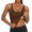 Coffee women's sleeveless tank top a1, variant on Women's Sleeveless Tank Top Round Neck Solid Basic Slim Fit Workout Tops Casual Athletic Wear Activewear, Purple 2XL