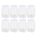 thumbnail image 3 of 8pcs Home Plastic Jars Storage Containers with Ribbed Liner Screw On Lids Cereal Dry Food Storage Container Airtight Leakproof Plastic Storage Bottle  for Cereal Flour Sugar Rice Snacks, 3 of 10