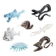 thumbnail image 3 of 7 piezas pintadas a biología animal figura miniatura animales juguetes artesanías realistas detalladas figuras de acción para Gloria estatuilla de animales, 3 of 9