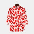 thumbnail image 2 of Chemise Imprimée à Boutons pour Homme, Manches Longues, Col Rabattu, Mode Halloween, 2 of 4