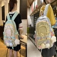 thumbnail image 4 of Kawaii backpack Coquette Aesthetic Daypack Y2k backpack with Transparent Window Clear Pockets, 4 of 5