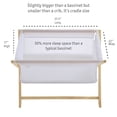 thumbnail image 4 of BreathableBaby Breathable Mesh Portable Sleeper – Beech/White, 4 of 7