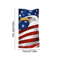 thumbnail image 3 of DefiDgd 55x28inch 4th of July Stars Striped Beach Towel,Soft Lightweight Quick Dry Absorbent Bath Towel for Travel Camping Gym Swimming(C), 3 of 6
