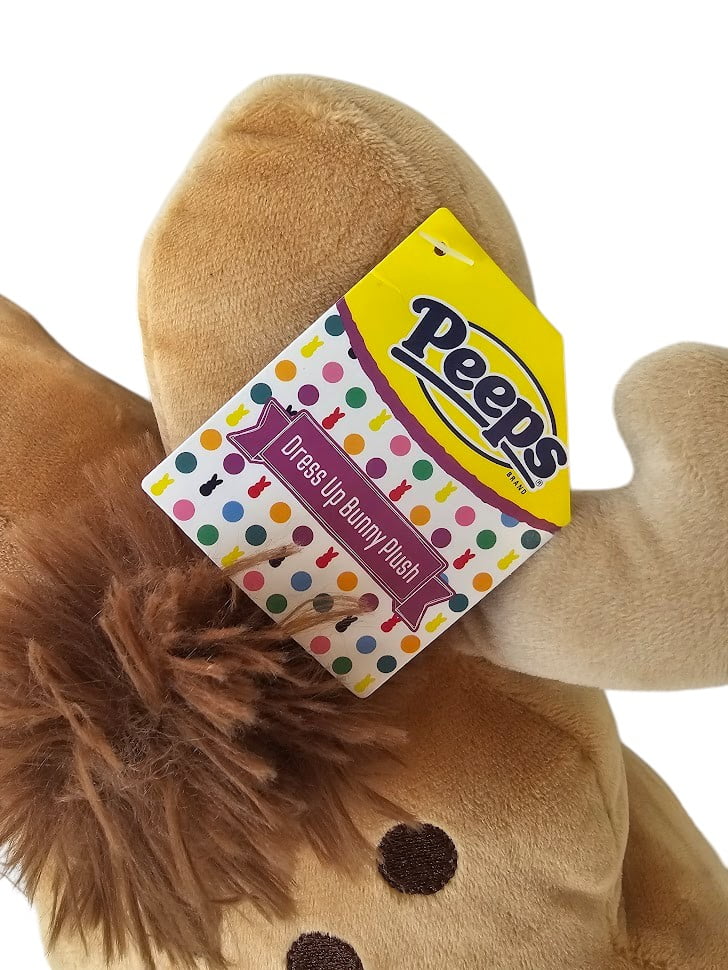 12 Inch Peeps Brown Longhorn Cow Buffalo Easter Plush