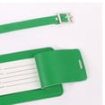 thumbnail image 3 of Travel Luggage Tag PU Leather Suitcase Name Address ID Label, Green Green 2pcs, 3 of 5