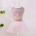 thumbnail image 5 of Easter Spring/Summer Dog Princess Dress, Dog Tutu Skirt Wedding Dress Dresses Birthday Party Costume for Small Dog Girl Apparel  grey XL, 5 of 9