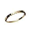 thumbnail image 5 of Anillo de cola pequeño y delicado con forma de amor, muy fino y fresco, bañado en oro de 14 quilates, de plata de ley S925, 5 of 5