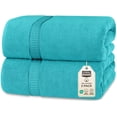 thumbnail image 1 of Toalla de baño Utopia Towels, lujosa, 100% algodón, 35 x 70 cm, color turquesa, 1 of 9