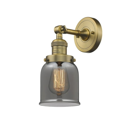 

Innovations Lighting 203 Small Bell Small Bell 1 Light 10 Tall Bathroom Sconce - Brass