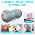 thumbnail image 6 of Lumbar Support Pillow for Office Chair, Memory Foam Lumbar Pillow for Lower Back Pain Relief (Grey), 6 of 7