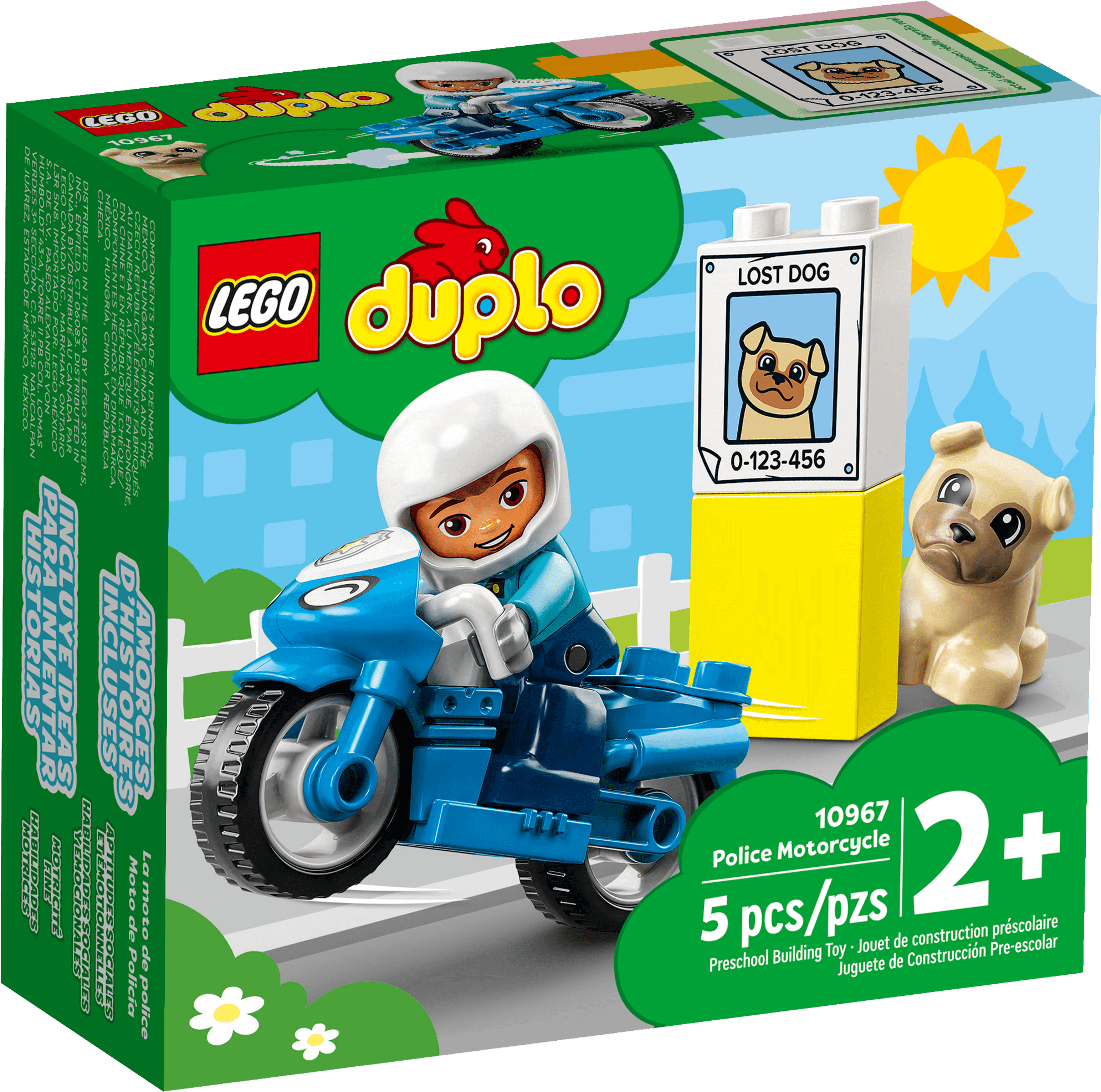 LEGO Police Motorcycle 10967 Building Set (5 Pieces)