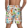 thumbnail image 4 of Balery Animals Mens Swim Trunks Swim Shorts for Men Quick Dry Inseam Beach Shorts with Compression Liner Pocket-X-Large, 4 of 9