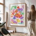 thumbnail image 3 of Puzzling Shapes - Illustration Abstract Geometric Modern Art Pattern Psychedelic Surrealism Unframed Wall Art Print 24 x 32 inches, 3 of 16