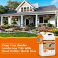 thumbnail image 3 of Bond Craftor Mulch Glue, 1.1 Gal Pet Friendly Non-Toxic Gravel Binder for Garden Walkways Landscaping, 3 of 11