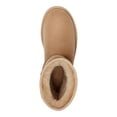 thumbnail image 3 of UGG Womens Beige Cushioned Classic Short Ii Round Toe Leather Winter Boots 9, 3 of 4