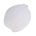thumbnail image 1 of Sombrero de turbante Salvador para mujer Quimioterapia Hijab blanco, 1 of 5