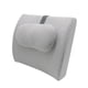thumbnail image 5 of Silla de juego con respaldo bajo para coche, cómodo respaldo, cojín para la cintura y la espalda gris claro, 5 of 9