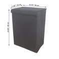 thumbnail image 2 of ITY International - Collapsible Fabric Laundry Hamper, 15.75" x 11.85" x 23.65", Black, 2 of 6