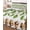 White, variant on Quilt King Size Bedding Set, Green Botanical Reversible Summer Quilt 3 Pieces, Acorn Spring Summer Plant Leaves Lightweight Bedspreads Coverlets with 2 Pillow Shams for All Seasons