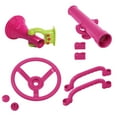 thumbnail image 3 of Accesorios para patio de juegos de 4 piezas, rueda de barco pirata para niños, accesorios de patio al aire libre rosa para columpio, al, 3 of 8