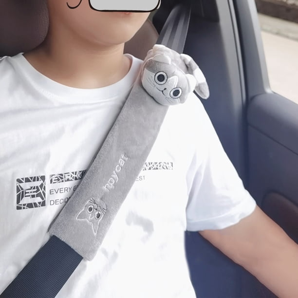 Cojín Del Cinturón De Seguridad Del Coche Cubierta Del Cinturón De Seguridad Del Coche 23cm Cute Cartoon Cinturón De Seguridad Del Coche Almohadilla Para El Hombro Suave Felpa ANGGREK Otros Vehículos