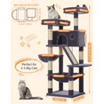 thumbnail image 2 of Árbol para Gatos Taoqimiao MS026G para Gatos de Interior con Postes para Rascar, 2 of 8