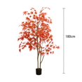thumbnail image 3 of Kojooin Artificial Maple Tree, Large Faux Tree Soft Silk Autumn Maple Decorative Plant with Plastic Pot for Party Home Living Room Decoration Thanksgiving Harvest, 3 of 7