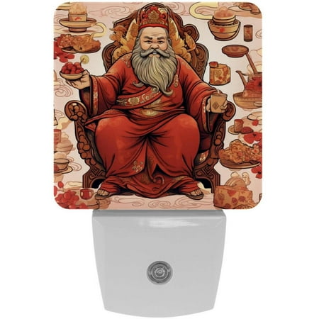 

the god of wealth LED Square Night Lights - Compact and Multifunctional Illumination Solution for Any Space!