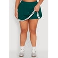 thumbnail image 4 of Womens Plus Size Daisy Varsity Stripe Pleated Skort, 4 of 5